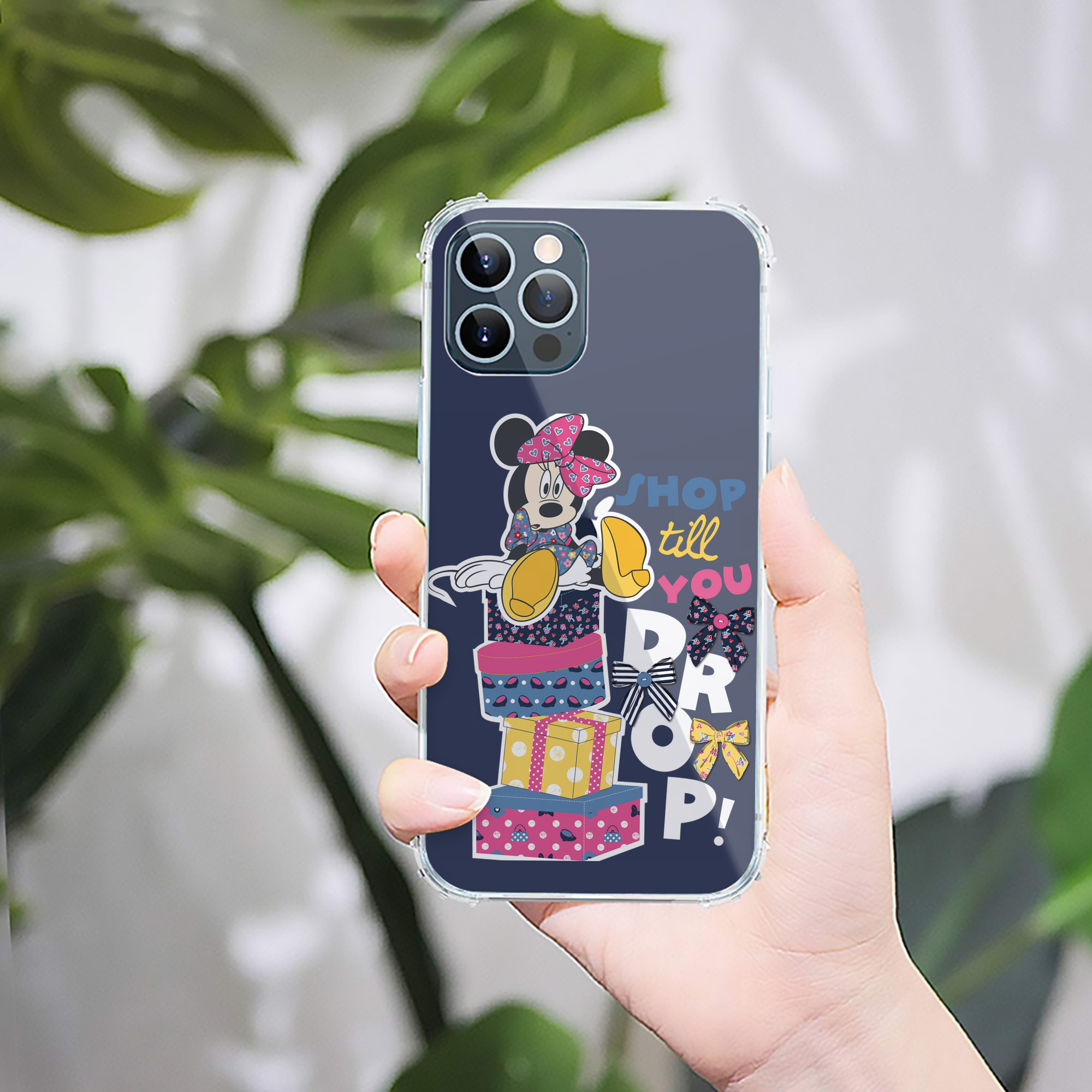 （画像用） ミッキーマウス Mickey Mouse 【iPhone 12シリーズ対応】透明スマホケース（クリアソフトケース）